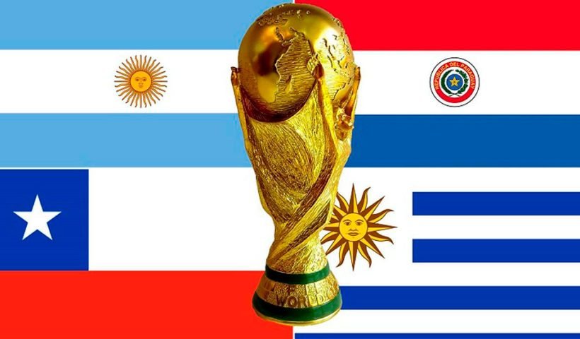 Desde 1930 se realizaron 5 mundiales en Sudamérica. En 2030 se cumplen 100 años de la primera Copa del Mundo y Argentina, Chile, Paraguay y Uruguay quieren recibirla en conjunto. Crédito: @elnacionalpy.